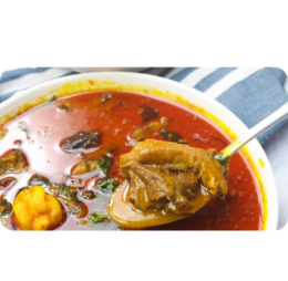 Palm nut soup