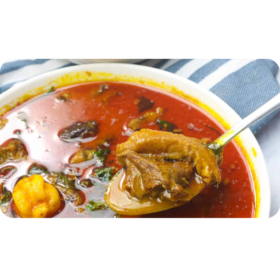 Palm nut soup