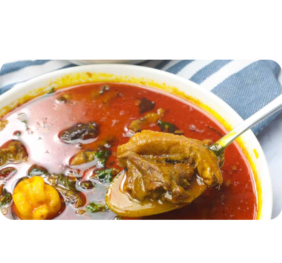 Palm nut soup