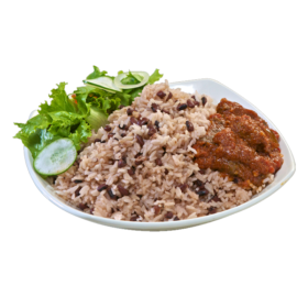 Waakye with Stew