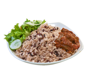 Waakye with Stew